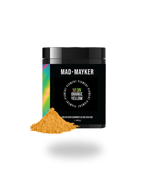 MAD MAYKER Neon Powder Pigment for Jesmonite AC100 series Canada USA Mexico Neon Orange Yellow